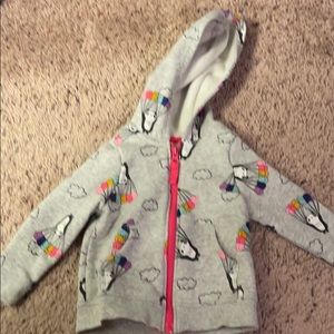 Cat & Jack Panda hoodie 12 months